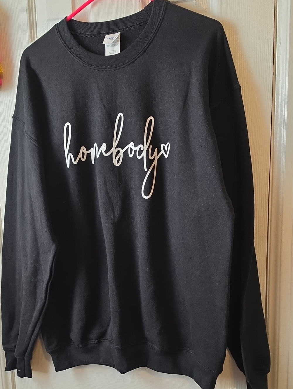 NWOT Black "Homebody" Crewneck Sweatshirt